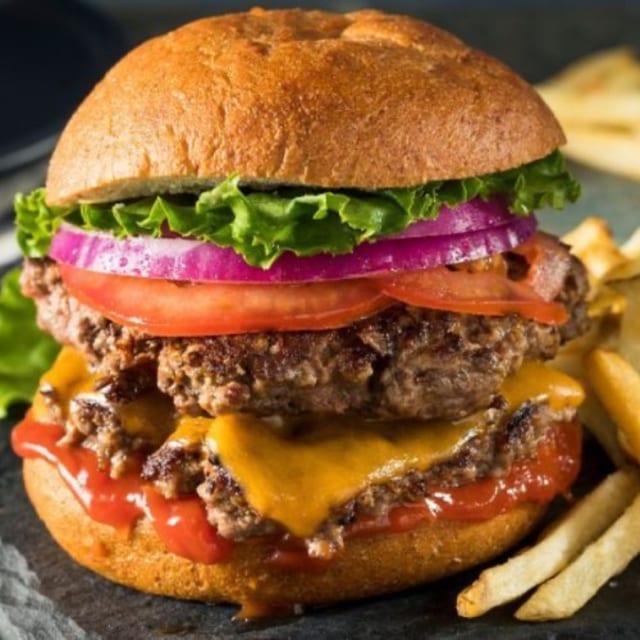 Classic American Burger.