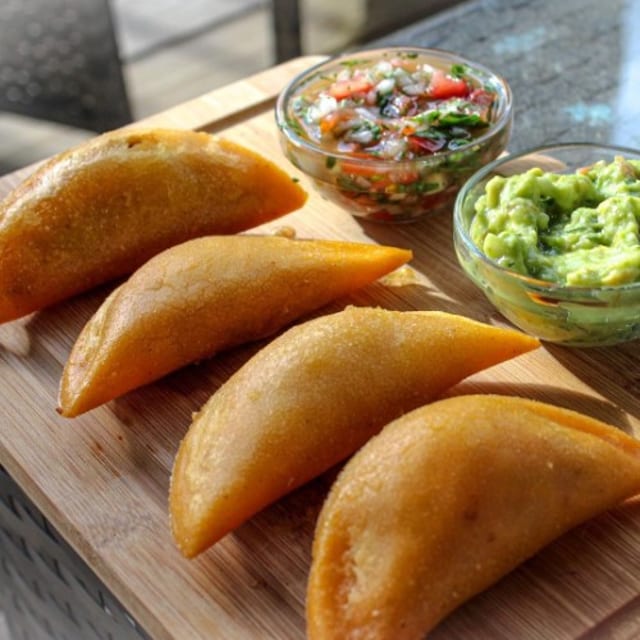 Empanadas with Guacamole.