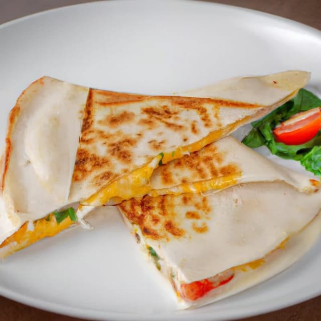 Kid's Cheese Quesadilla & Fries.