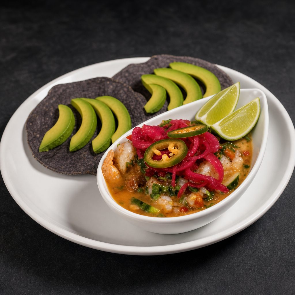 Avocado Shrimp Ceviche.