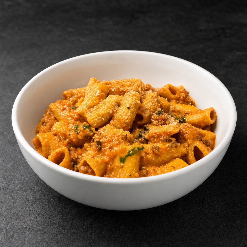 Rigatoni & Chorizo.