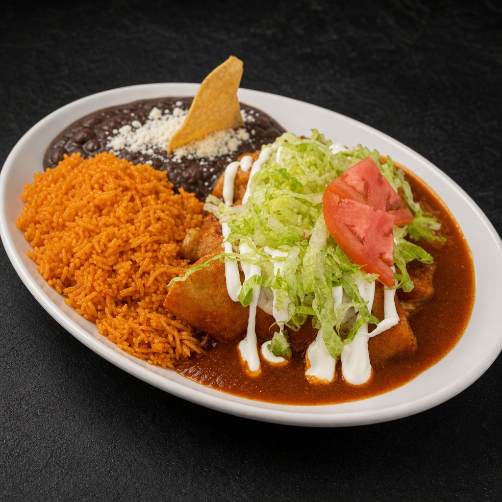 Chicken Enchiladas.