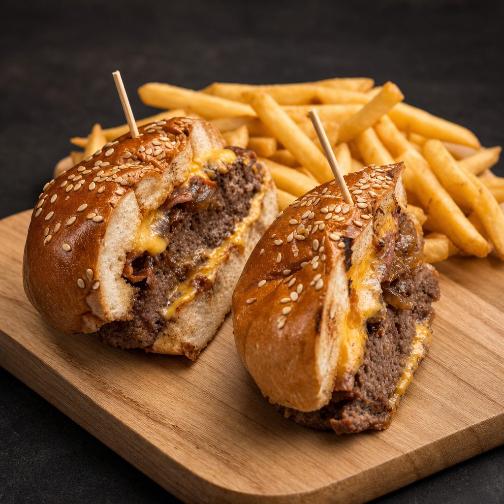 Kid's Burger and Fries.