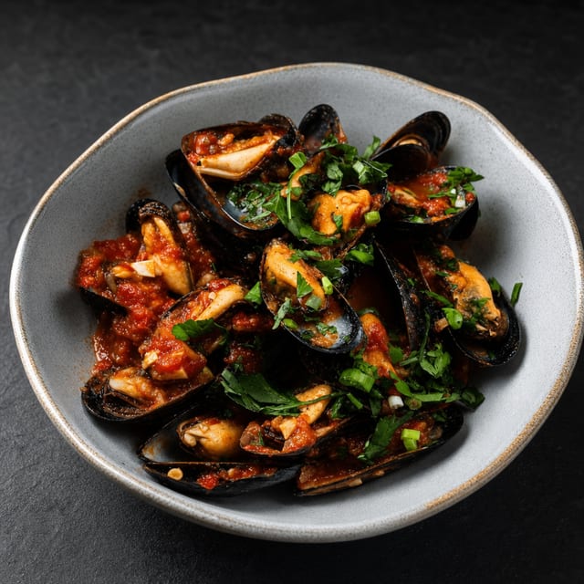 Mussels Fra Diavolo.