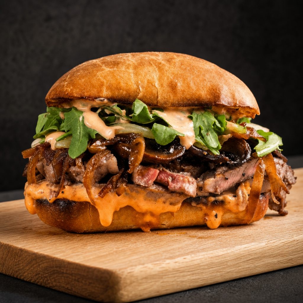 Fajita Cajun Sandwich.