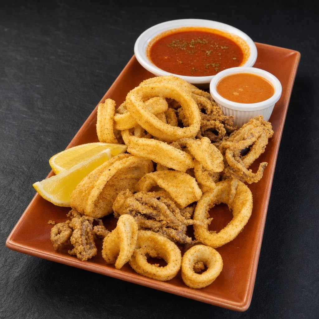 Golden & Crispy Calamari.
