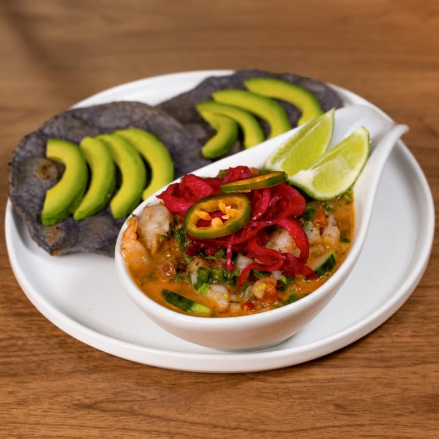 Avocado Shrimp Ceviche.
