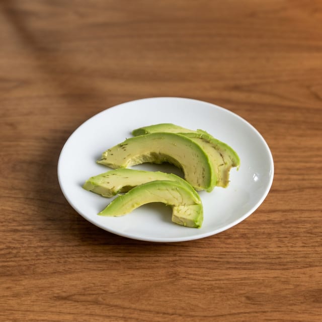 Slice of Avocado.