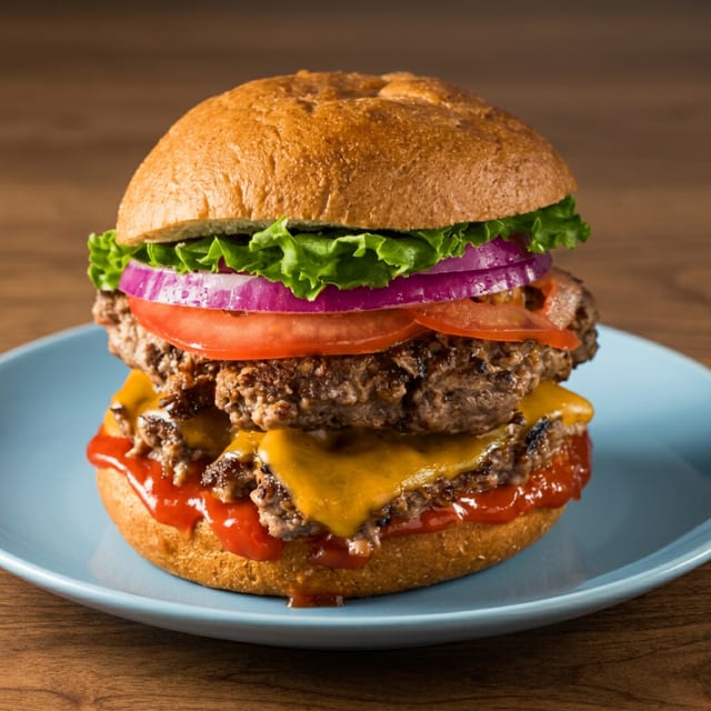 Classic American Burger.