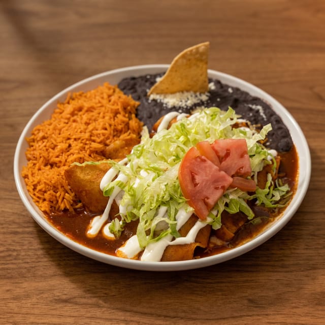 Chicken Enchiladas.