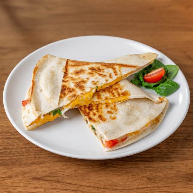 Kid's Cheese Quesadilla & Fries.