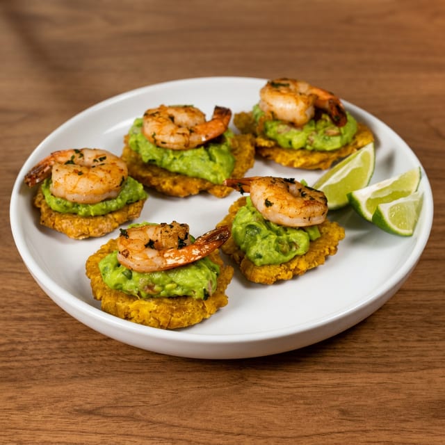 Shrimp Tostones.